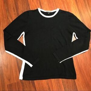 𝅺knit sweater with cable trim detail 💚